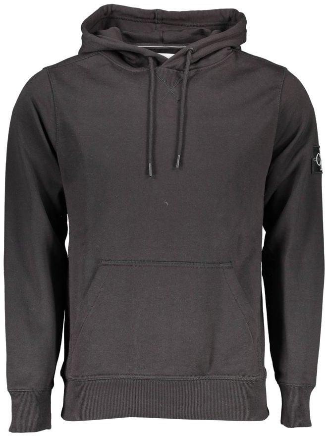 Calvin Klein Calvin Klein Black Cotton Men Sweatshirt Zwart