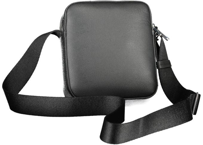 Calvin Klein Black Polyester Men's Shoulder Bag Zwart