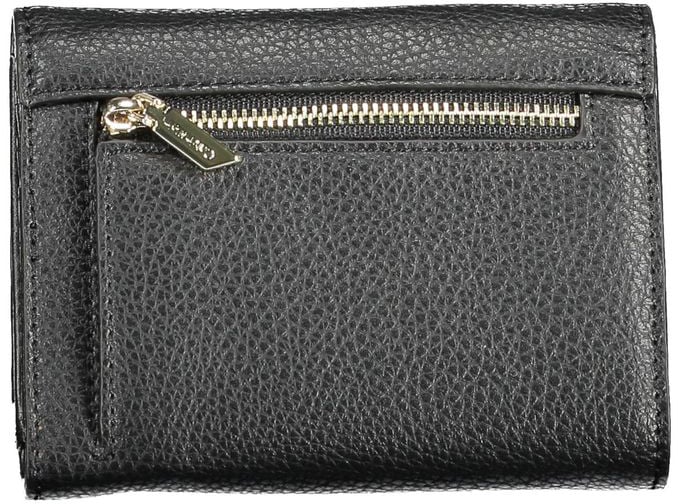Calvin Klein Calvin Klein Black Polyurethane Women Wallet Zwart
