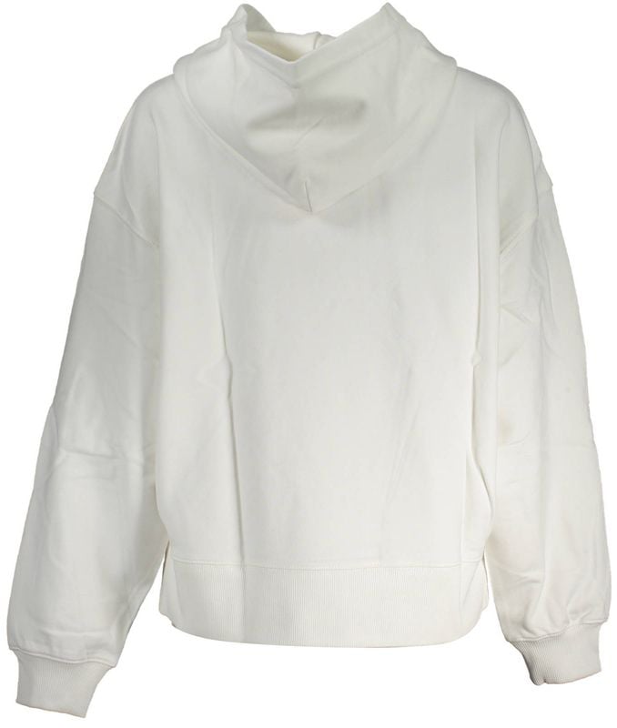 Calvin Klein White Cotton Women Sweater Blauw