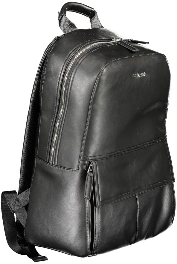 Calvin Klein Calvin Klein Black Polyester Men Backpack Zwart