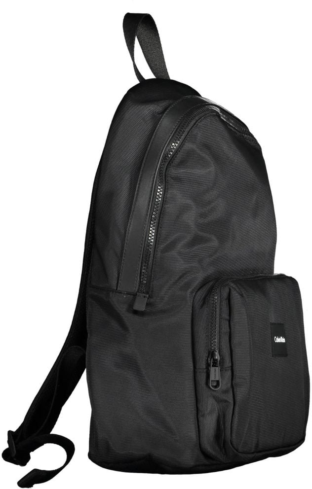Calvin Klein Calvin Klein Black Polyester Men's Backpack Zwart