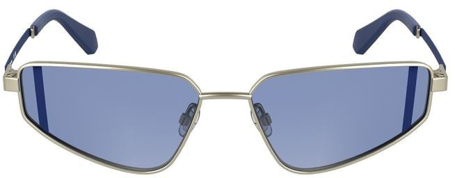 Calvin Klein Argento Metal Women Sunglasses Grijs