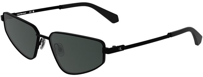 Calvin Klein Black Metal Women Sunglasses Zwart
