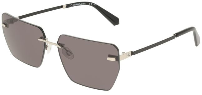 Calvin Klein Calvin Klein Argento Metallo Men Sunglass Grijs