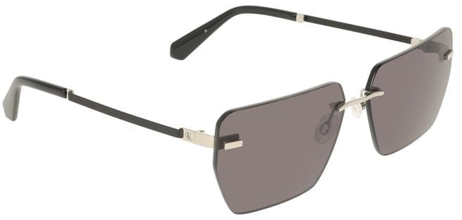 Calvin Klein Calvin Klein Argento Metallo Men Sunglass Grijs