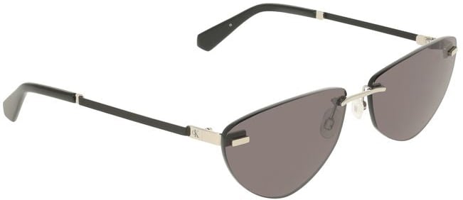 Calvin Klein Calvin Klein Black Metal Women Sunglass Zwart