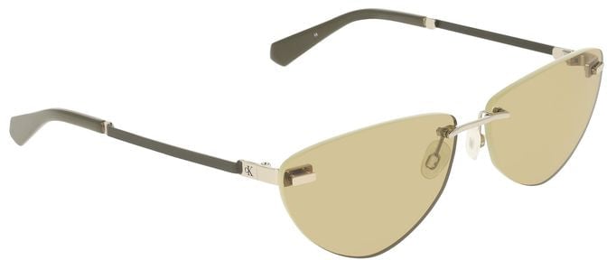 Calvin Klein Calvin Klein Verde Metallo Woman Sunglass Groen