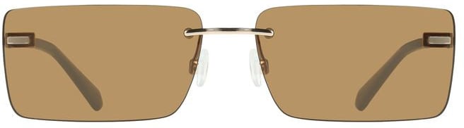 Calvin Klein Beige Metal Women Sunglasses Beige