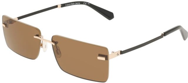 Calvin Klein Beige Metal Women Sunglasses Beige