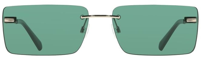 Calvin Klein Verde Metallo Women Sunglasses Groen