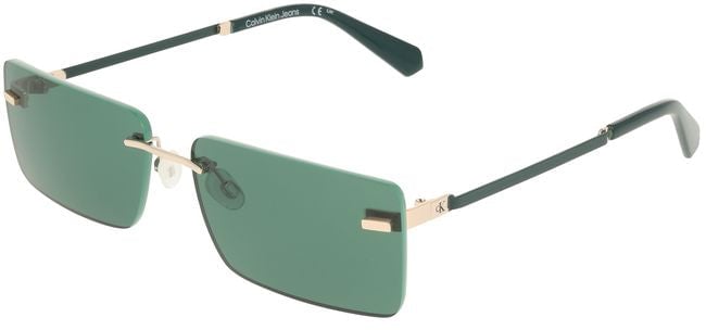 Calvin Klein Verde Metallo Women Sunglasses Groen