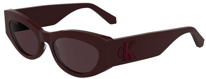 Calvin Klein Rosso Acetate Women Sunglass Rood