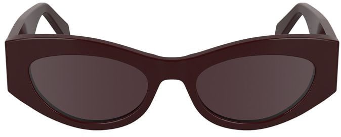 Calvin Klein Rosso Acetate Women Sunglass Rood