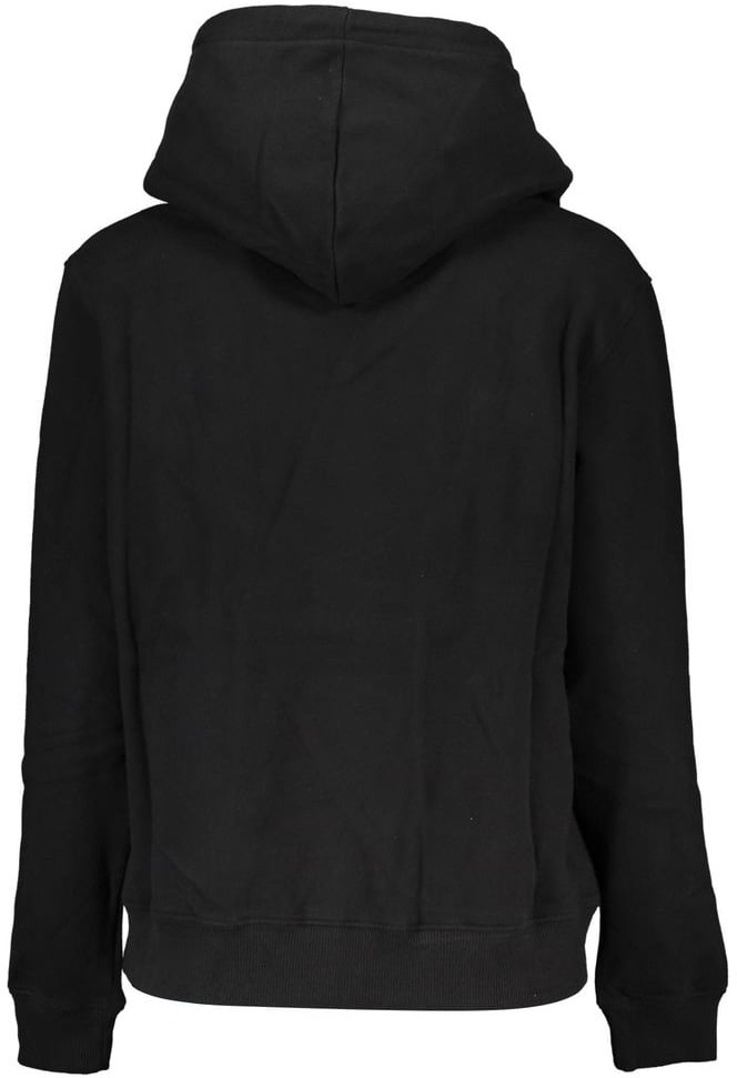 Calvin Klein Black Cotton Women Sweatshirt Wit