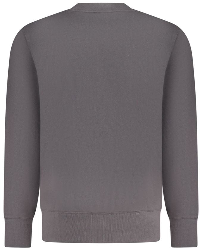 Calvin Klein Black Cotton Men's Sweatshirt Zwart