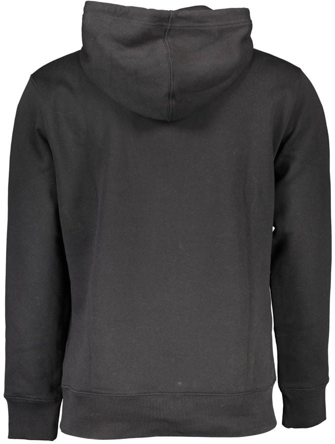 Calvin Klein Black Cotton Men Sweatshirt Zwart