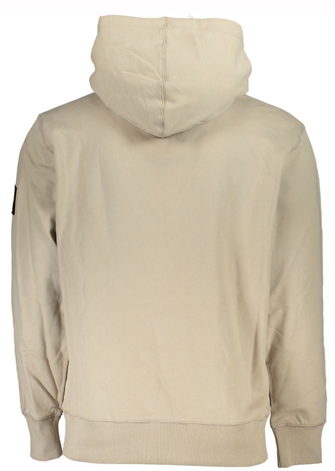 Calvin Klein Beige Cotton Men's Sweatshirt Beige