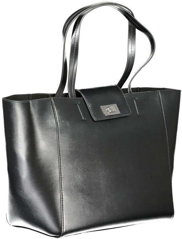 Calvin Klein Calvin Klein Black Recycled Polyester Women Handbag Zwart