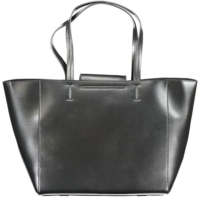 Calvin Klein Calvin Klein Black Recycled Polyester Women Handbag Zwart