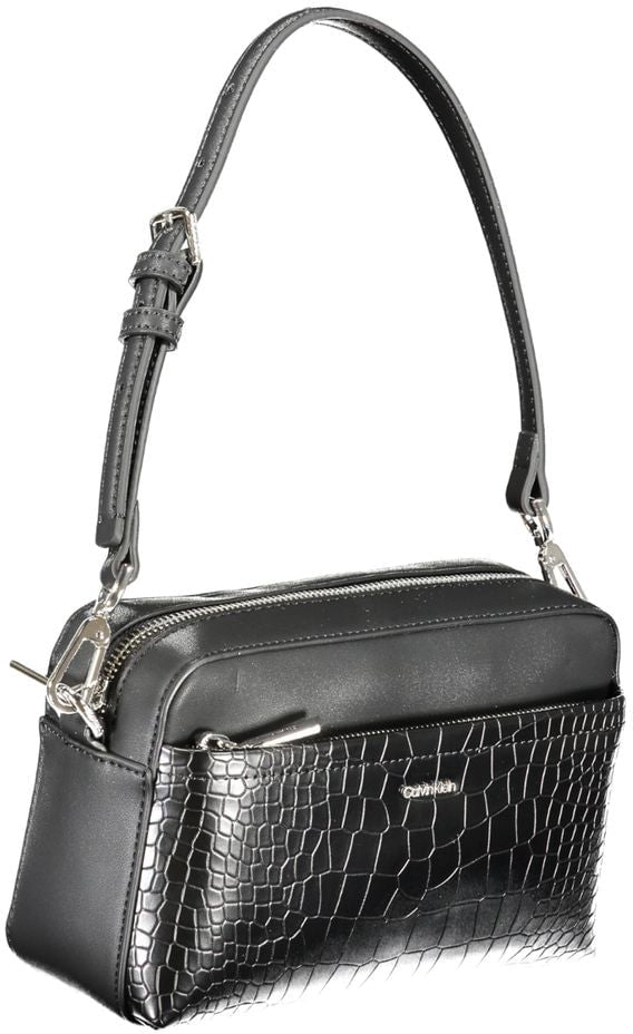 Calvin Klein Nero Poliuretano Donna Borsa Zwart