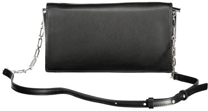 Calvin Klein Black Polyester Women Shoulder Bag Zwart