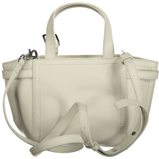 Calvin Klein Bianco Polyester Women Handbag Wit
