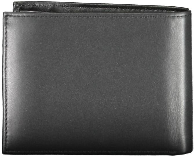 Calvin Klein Black Leather Men Wallet Zwart
