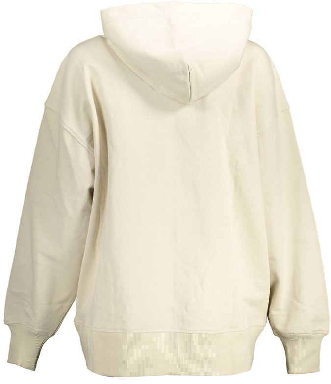 Calvin Klein Beige Cotton Women Sweatshirt Beige