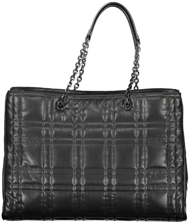 Calvin Klein Nero Polyester Woman Handbag Zwart