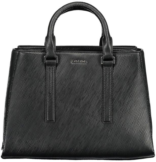 Calvin Klein Nero Poliestere Women Handbag Zwart