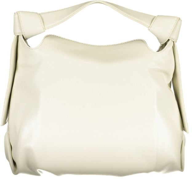 Calvin Klein Beige Polyester Women Handbag Zwart