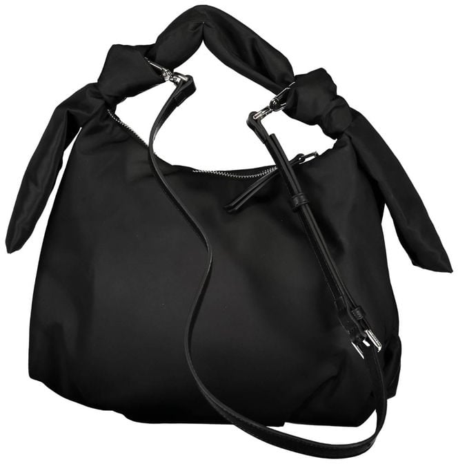 Calvin Klein Calvin Klein Black Polyester Women Handbag Zwart