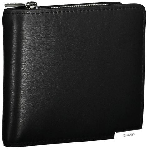 Calvin Klein Calvin Klein Nero Poliuretano Men Wallet Zwart