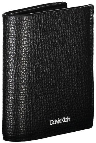 Calvin Klein Calvin Klein Nero Leather Men Wallet Zwart