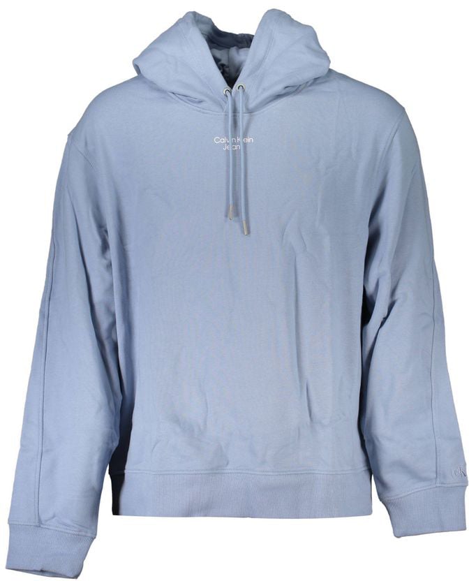 Calvin Klein Calvin Klein Azzurro Cotton Men Sweatshirt Blauw