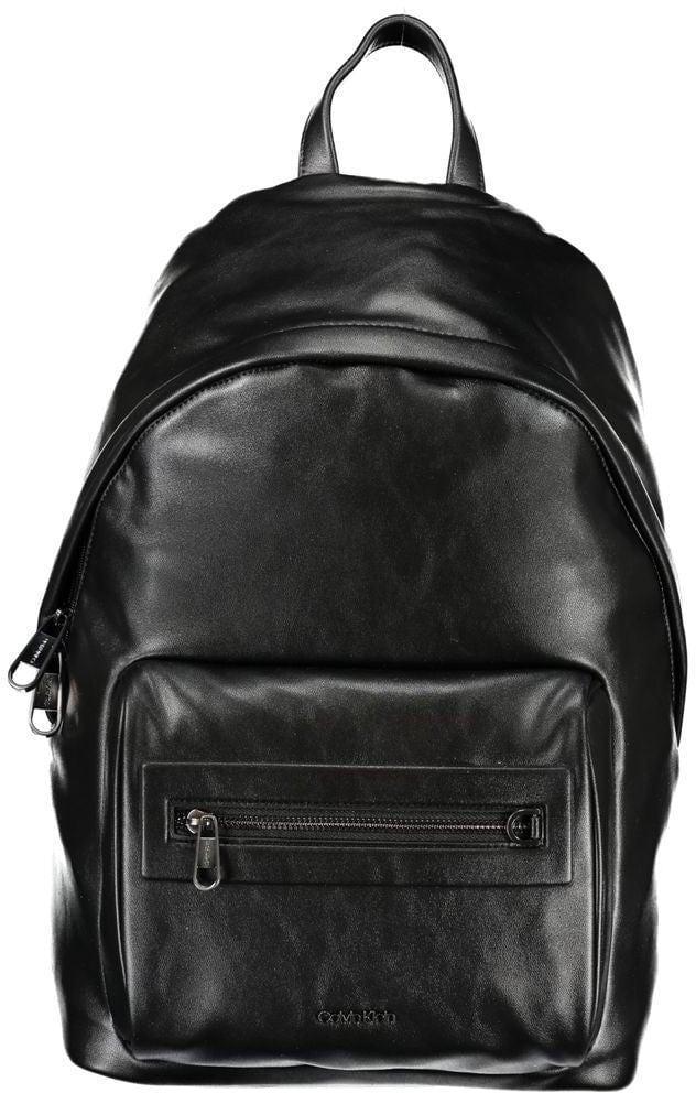 Calvin Klein Calvin Klein Black Polyester Men's Backpack Zwart