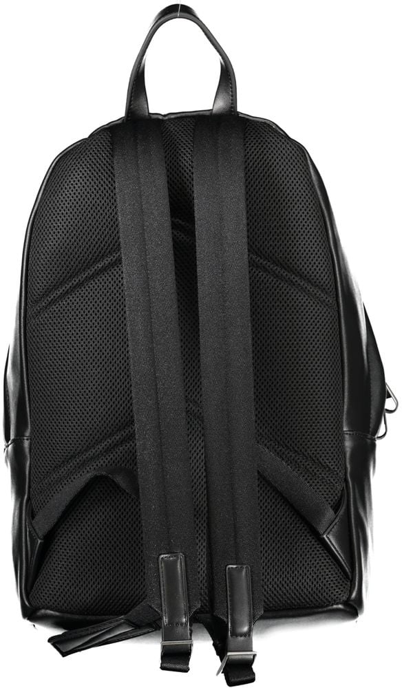 Calvin Klein Calvin Klein Black Polyester Men's Backpack Zwart