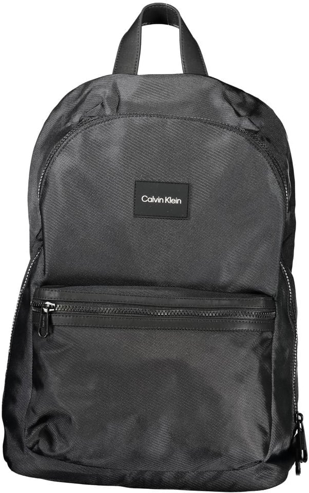 Calvin Klein Calvin Klein Black Polyester Men's Backpack Zwart