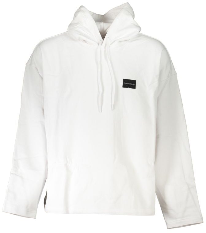 Calvin Klein Calvin Klein Bianco Cotton Male Sweatshirt Wit