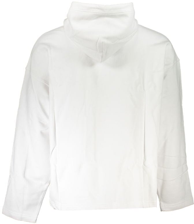 Calvin Klein Calvin Klein Bianco Cotton Male Sweatshirt Wit
