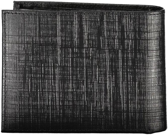 Calvin Klein Black Leather Mens Wallet Zwart