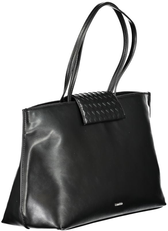 Calvin Klein Black Polyester Women Handbag Zwart