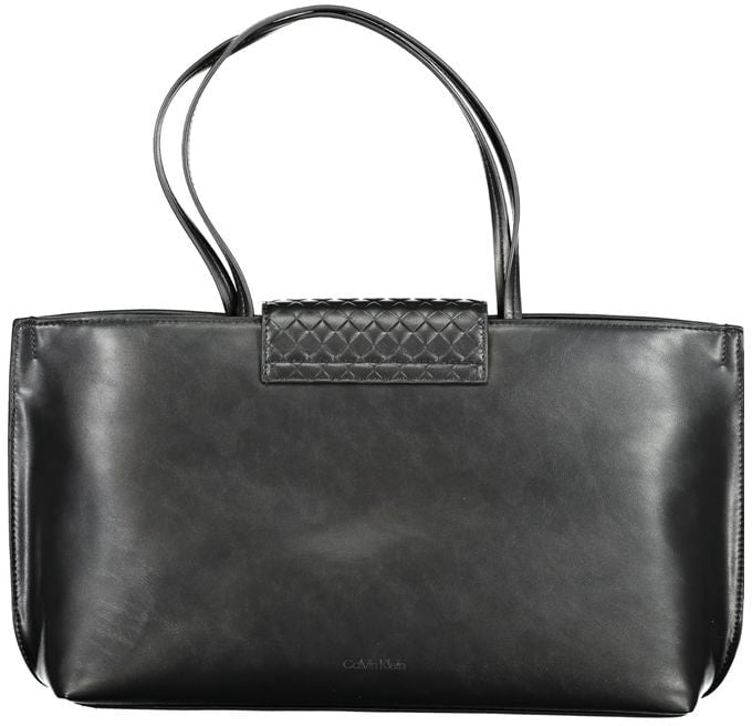 Calvin Klein Black Polyester Women Handbag Zwart