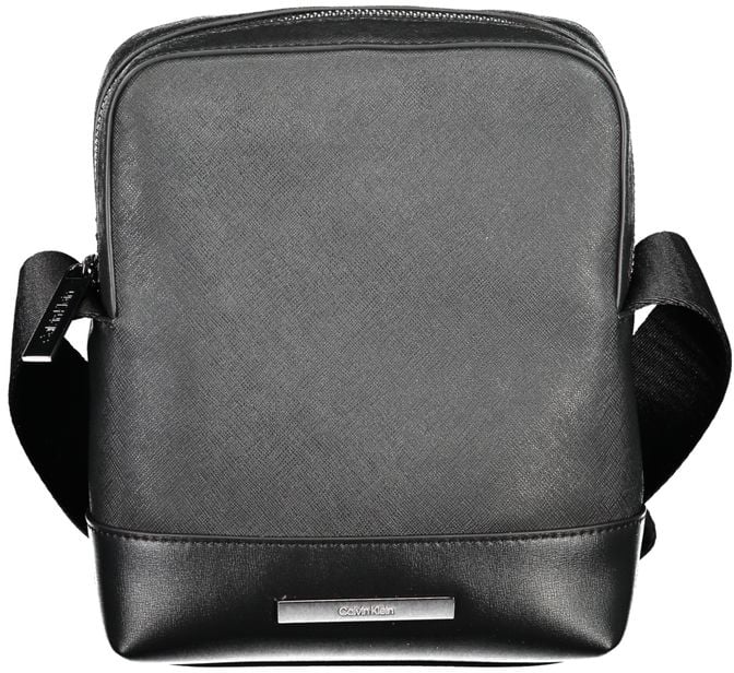 Calvin Klein Nero Polyester Men Shoulder Bag Zwart