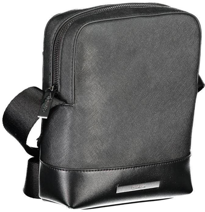 Calvin Klein Nero Polyester Men Shoulder Bag Zwart