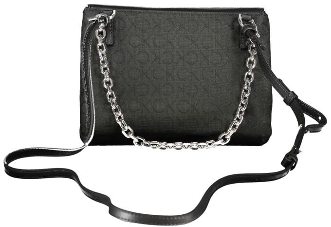 Calvin Klein Black Polyester Women Handbag Zwart