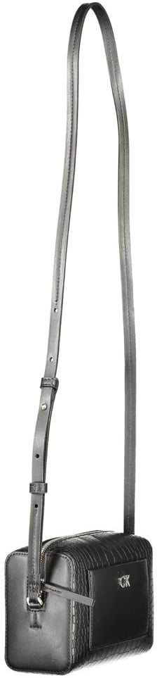 Calvin Klein Calvin Klein Black Polyester Women Shoulder Bag Zwart