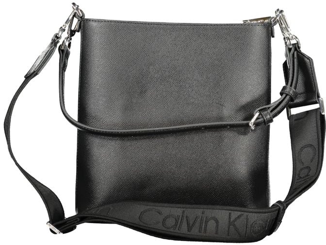 Calvin Klein Black Polyester Woman Shoulder Bag Zwart