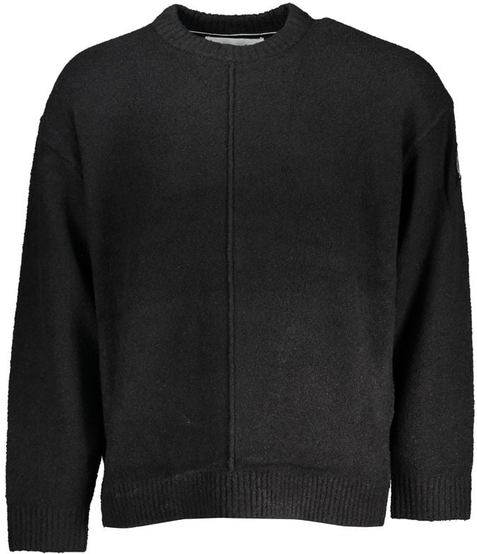 Calvin Klein Nero Cotton Men Sweater Zwart
